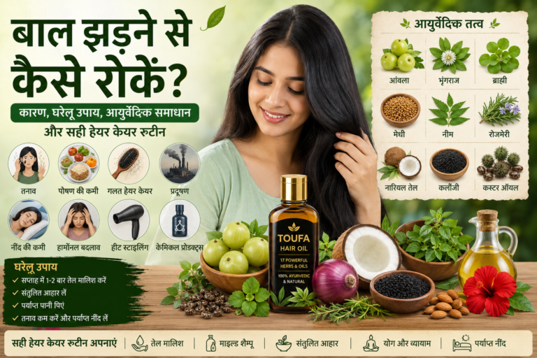 बाल झड़ने से कैसे रोकें – सम्पूर्ण हेयर केयर गाइड