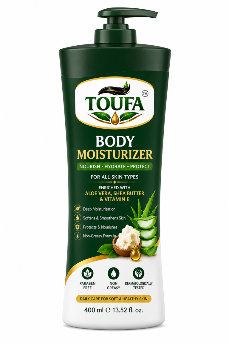 TOUFA Body Moisturizer 400ml pump bottle