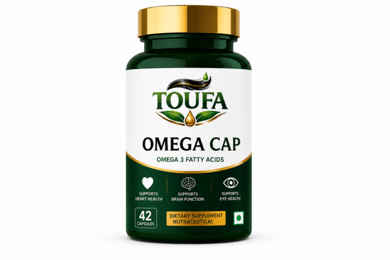 TOUFA Omega Cap 42 capsules bottle Omega-3 Fatty Acids